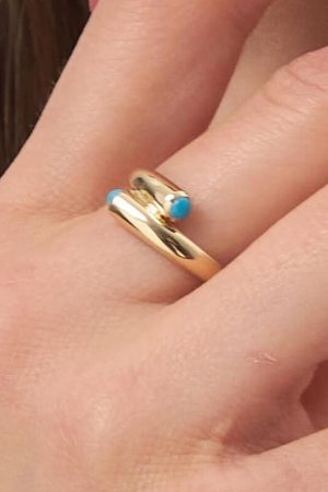 Blue Pipe Ring
