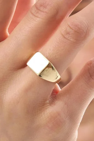 Bold Flat Band Ring