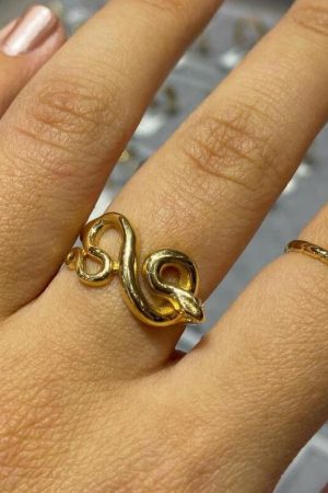 Gold Snake Ring