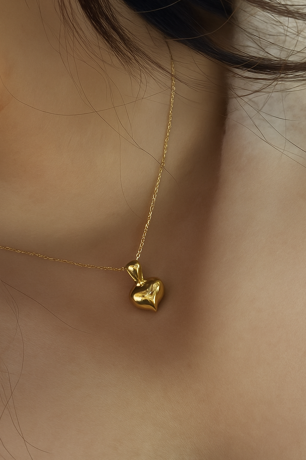 Heart Motif Necklace - Görsel 8