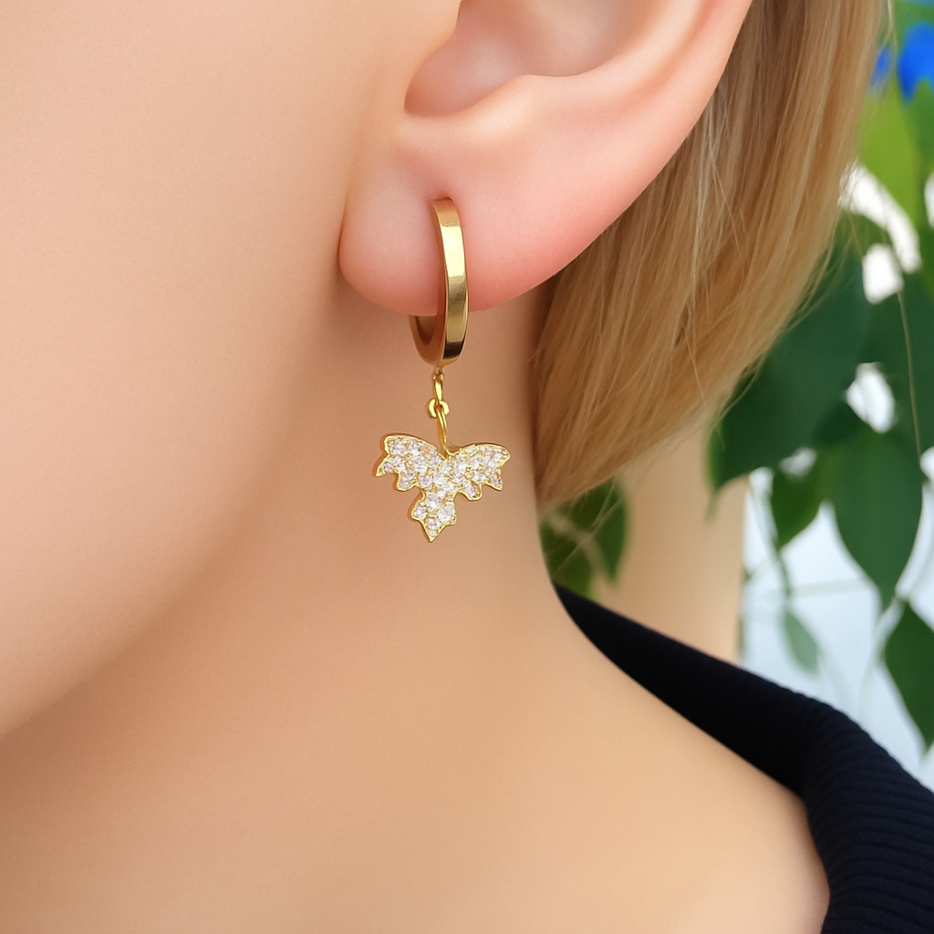 Plane Leaf Earring
