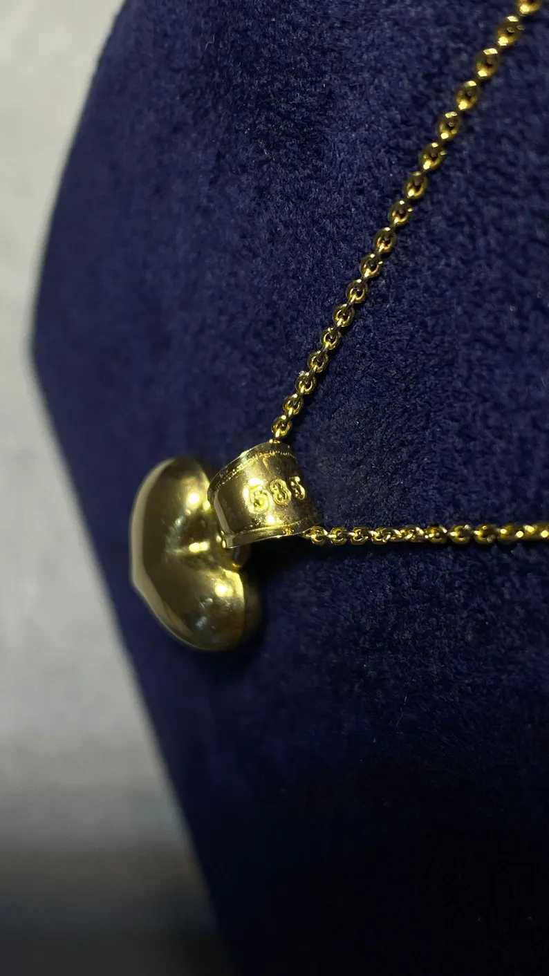 Heart Motif Necklace - Görsel 3