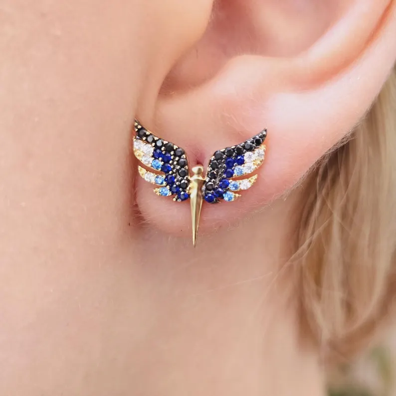 Winged Earring - Görsel 2