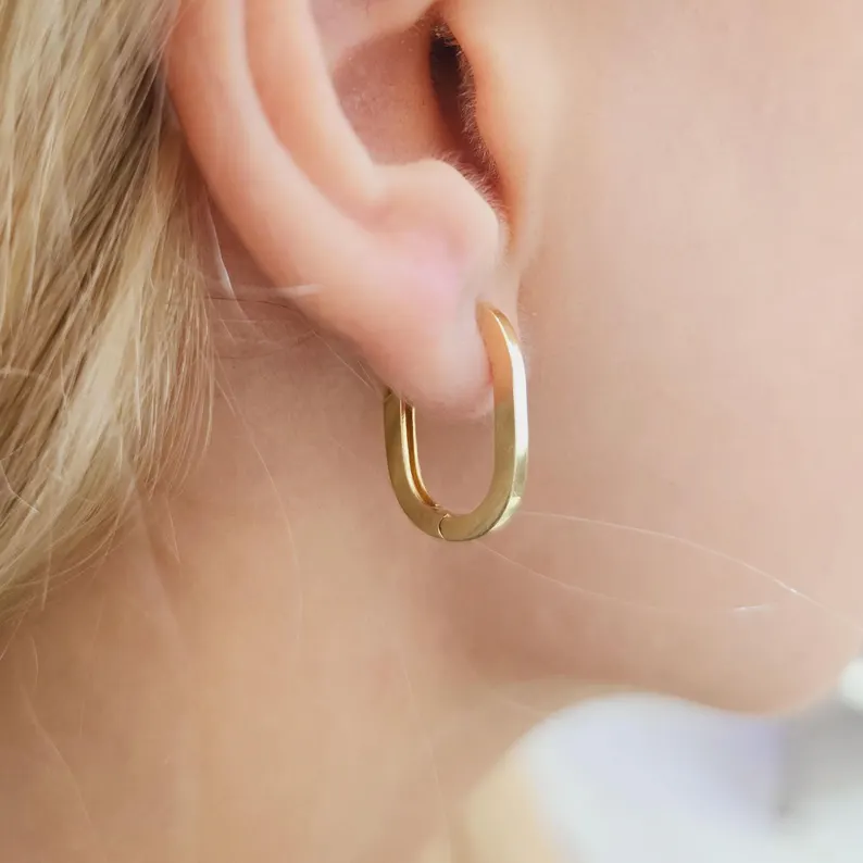 Open Hoop Earring - Görsel 4
