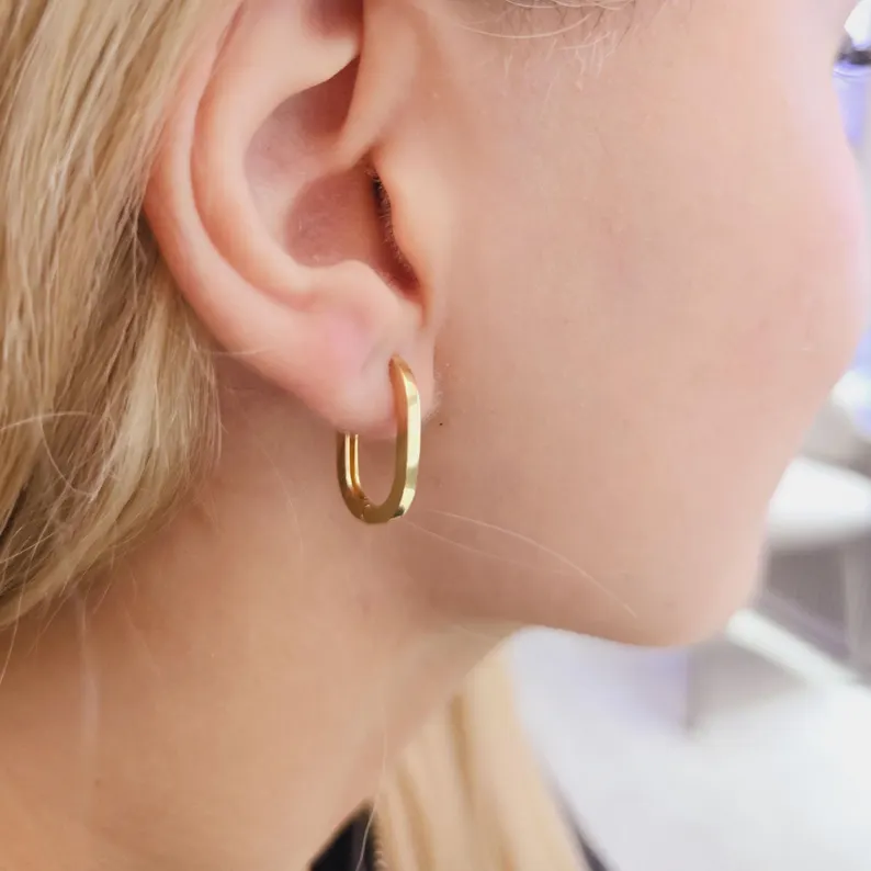 Open Hoop Earring - Görsel 5