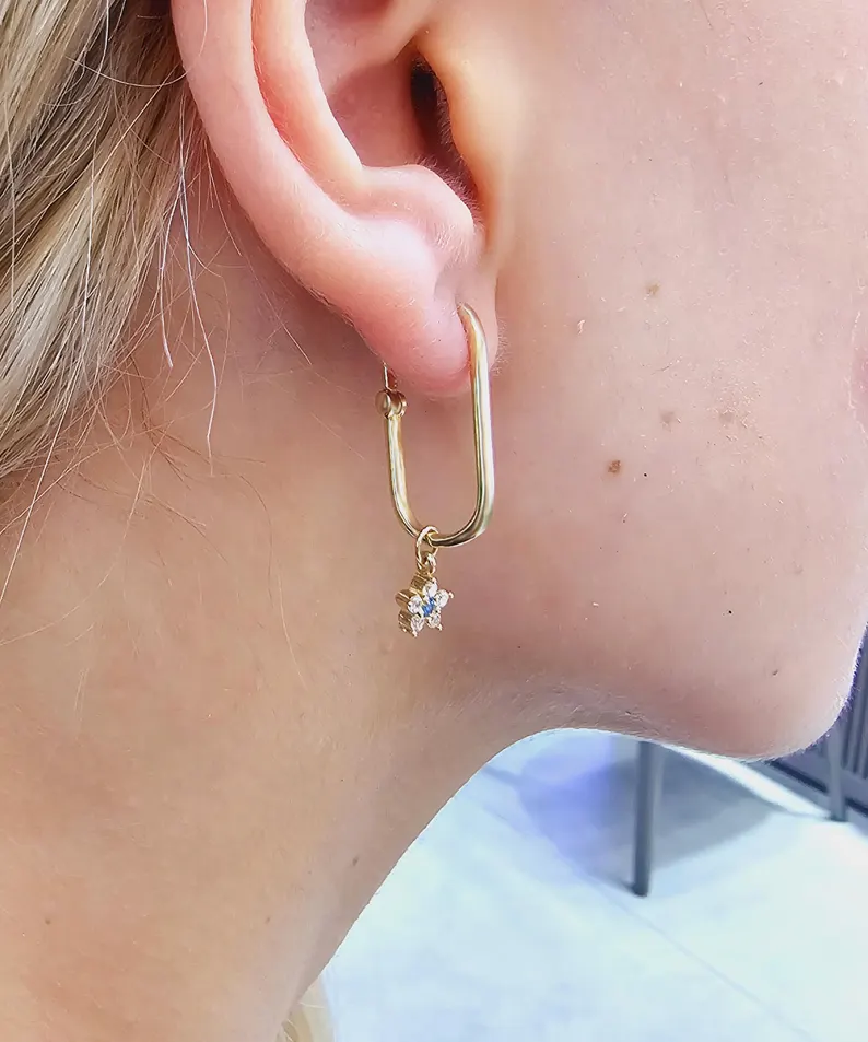 Swinging Glitter Earring - Görsel 6