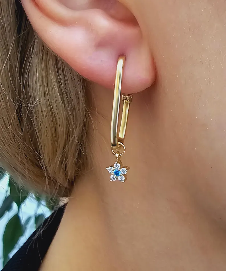 Swinging Glitter Earring - Görsel 8
