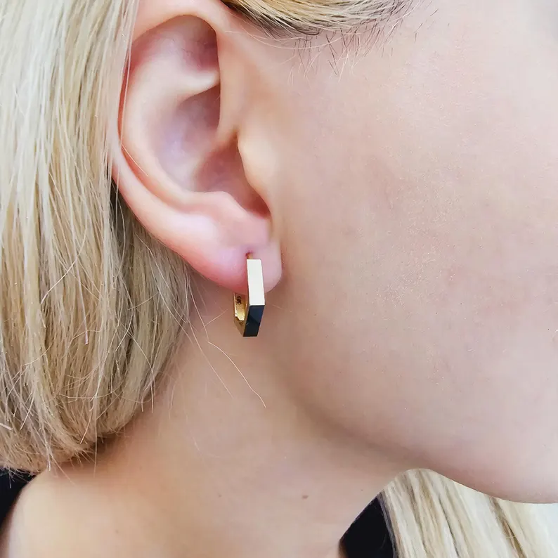 Square Earring - Görsel 7