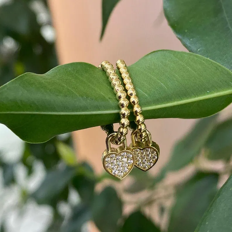 Heart Design Earring - Görsel 5