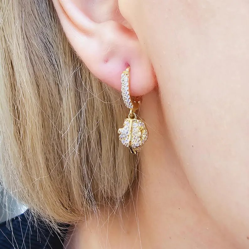 Panther Hoop Earring - Görsel 2