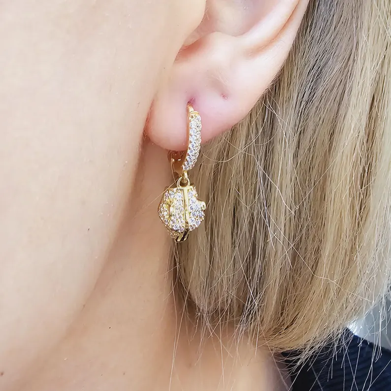 Panther Hoop Earring - Görsel 3