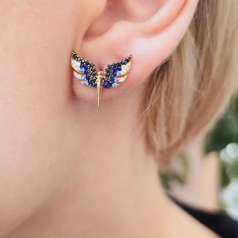 Winged Earring - Görsel 4