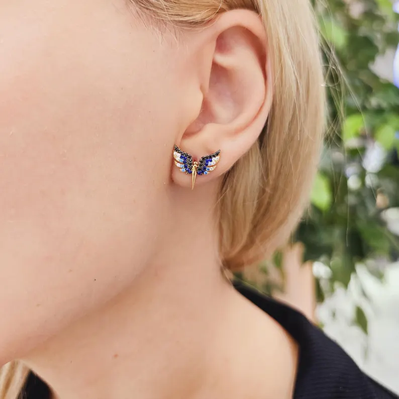 Winged Earring - Görsel 7