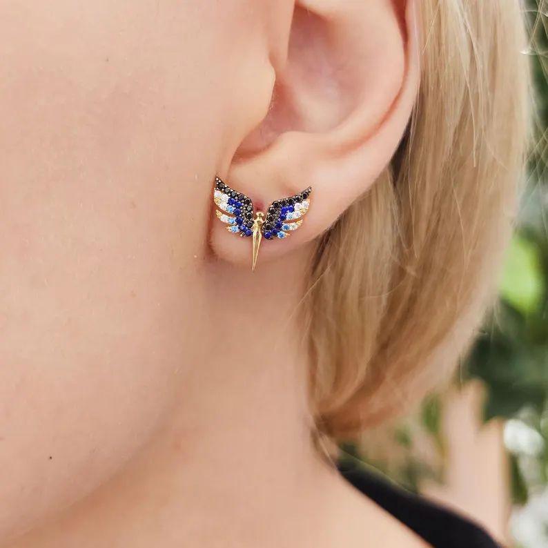 Winged Earring - Görsel 8