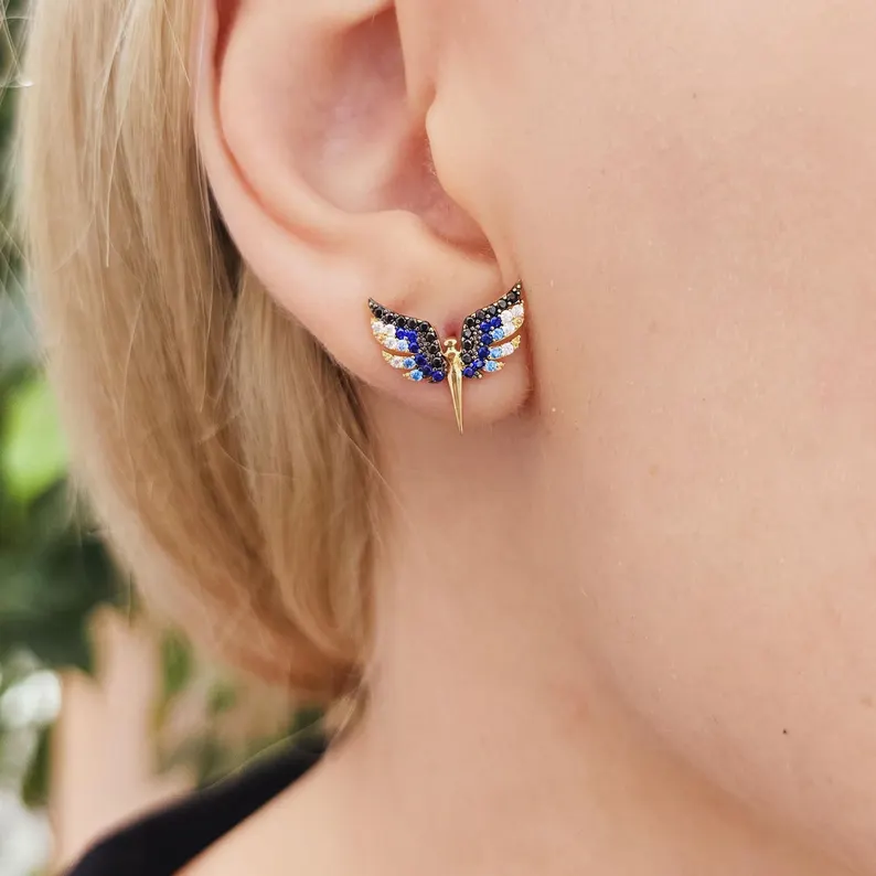 Winged Earring - Görsel 9