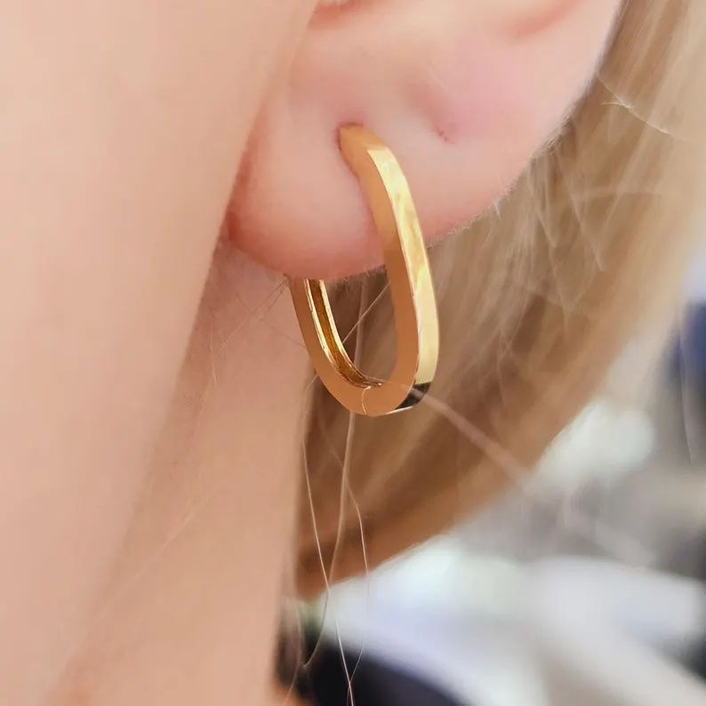 Open Hoop Earring - Görsel 6