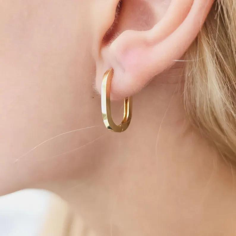 Open Hoop Earring - Görsel 7