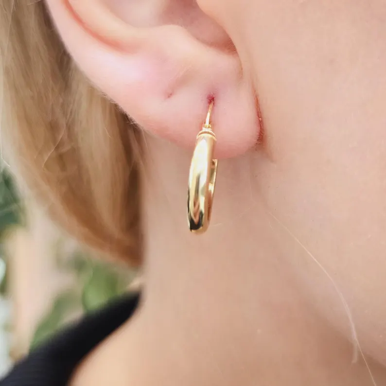 Classic Polished Earring - Görsel 4