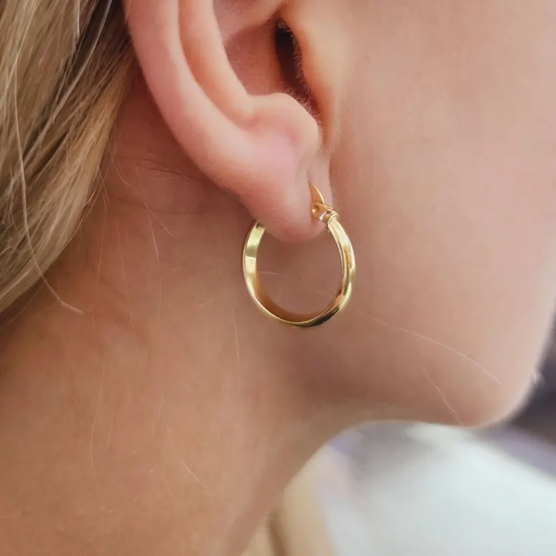 Classic Polished Earring - Görsel 7